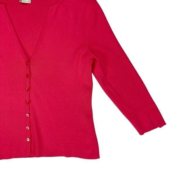 Talbots Cardigan Womens S Dark Pink Classic Academia Smart Casual Preppy Sweater - Picture 4 of 16